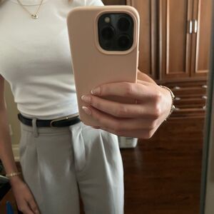 Aritzia Black Belt with Gold Buckle 35.5” long or 90cm long